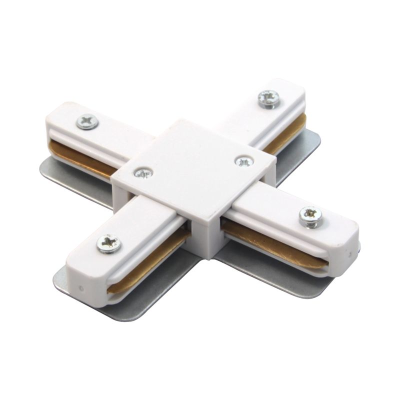 Łącznik MasterLED HQ typ + szyna 1-fazowa biały mat 1 szt.