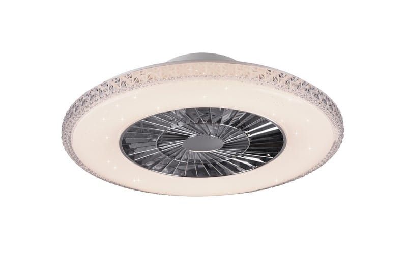 Wentylator sufitowy z lampą RL Harstad srebrny LED 40W 2700K-6000K 5000 lm pilot IP20 wym: 19 x 60 x 60 cm - 1 szt.