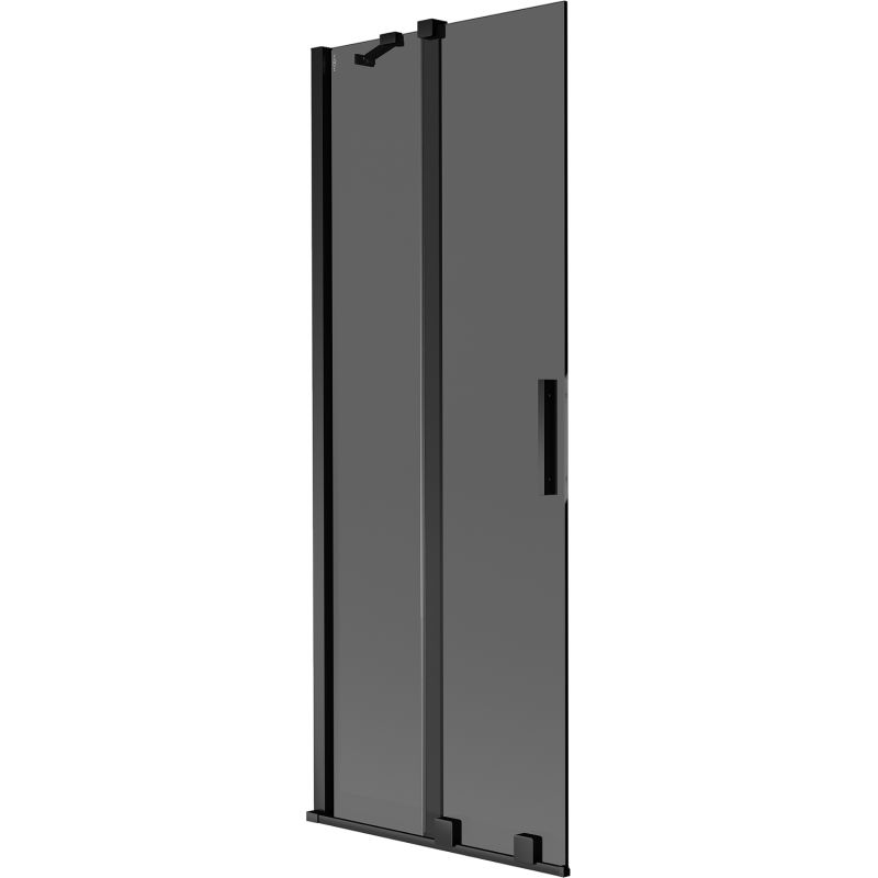 Parawan nawannowy rozsuwany Mexen Velar grafit/czarny 75x150 cm 1 szt.