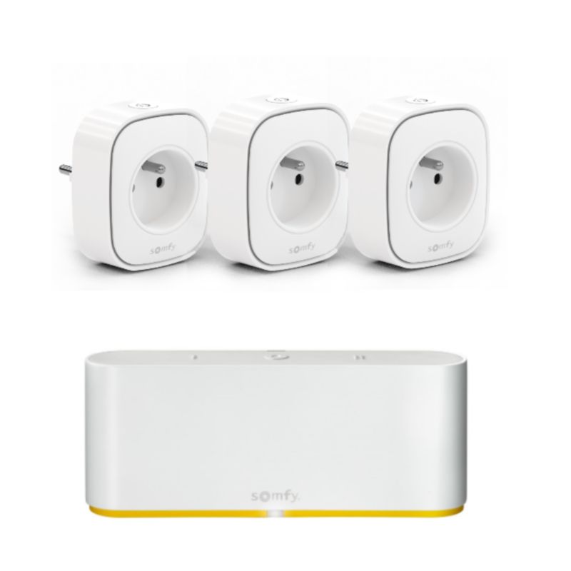Zestaw Smart Home Somfy TaHoma Switch + Gnizdo Zigbee typ E 3 szt.