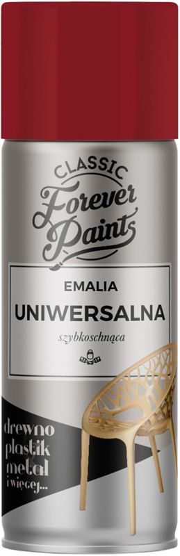 Emalia uniwersalna szybkoschnąca Forever Paints 400 ml purpurowa