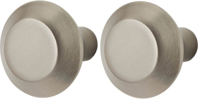 Uchwyt meblowy GoodHome Nutmeg nikiel szczotkowany 2 szt.