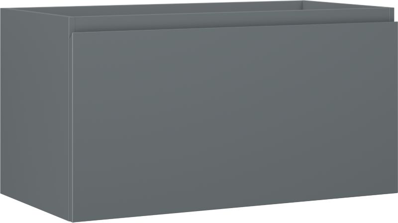 Grafitowa szafka podumywalkowa Mexen Orio wisząca 90x46 cm 1 szuflada 1 szt.