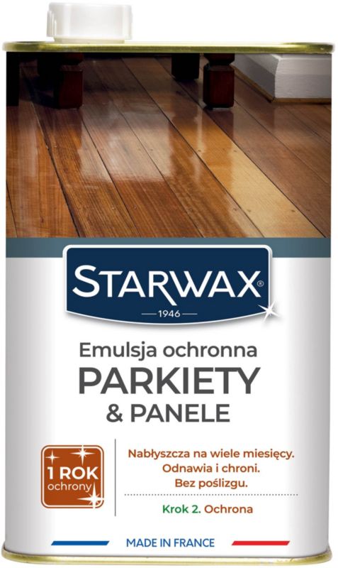 Emulsja ochronna do lakierowanych parkietów i paneli Starwax 1 l