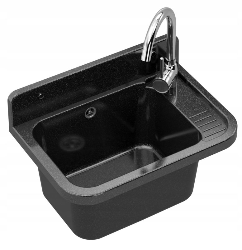 Zlew Gospodarczy Komora Granitan Pralnicza Paron Czarny Bateria 1 kpt.