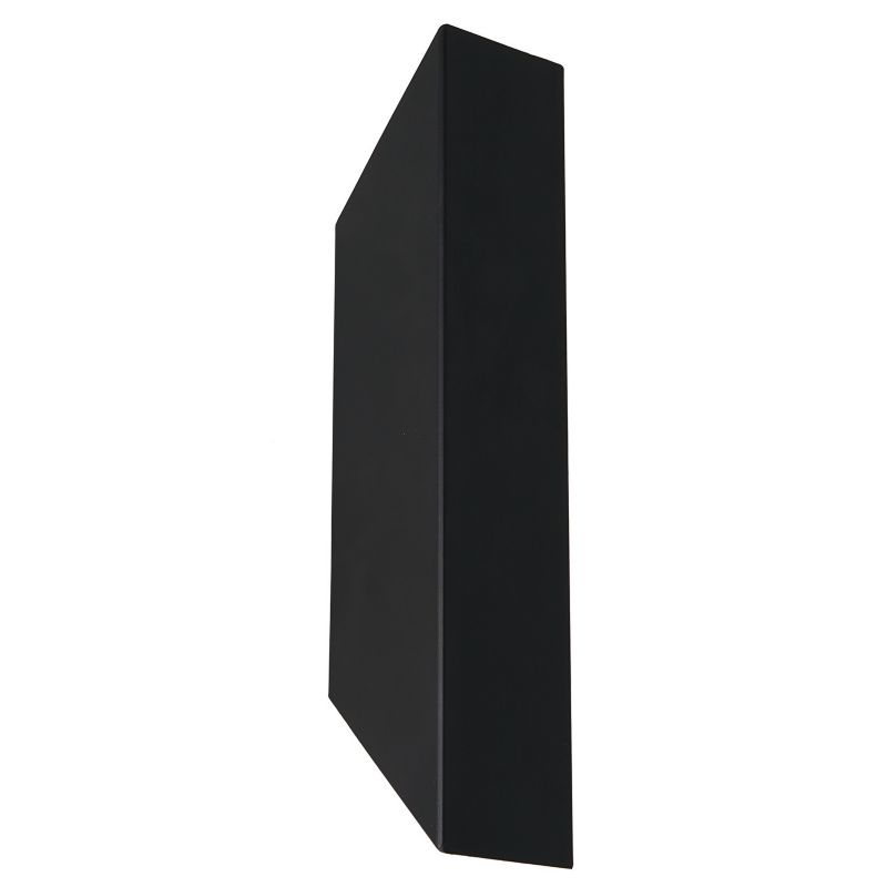 Kinkiet ścienny Luminex Wall czarny mat trapez 2 x GU10 x 8W IP20 wym: 29 x 6 x 8 cm - 1 szt.