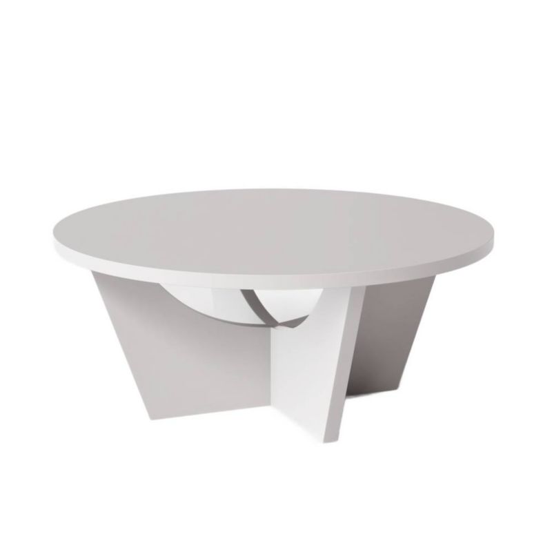 Stolik kawowy KOLM okrągły fi 90 cm TORI Szary 1szt.