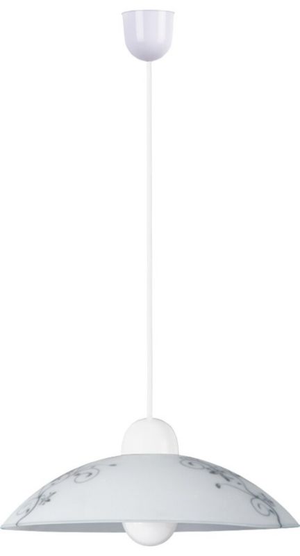 Lampa wisząca Rabalux Bloomy 8486 biała nad stół 1xE27 x 60W 1 szt.