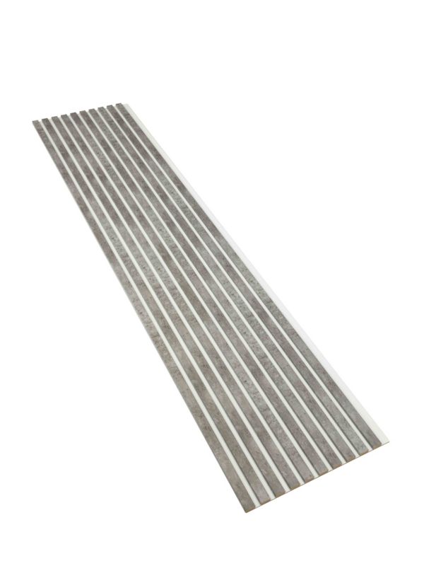 Lamele Ścienne na Płycie Białej SunWood Panele Dekoracyjne Loft Beton 275x46cm 1 szt.