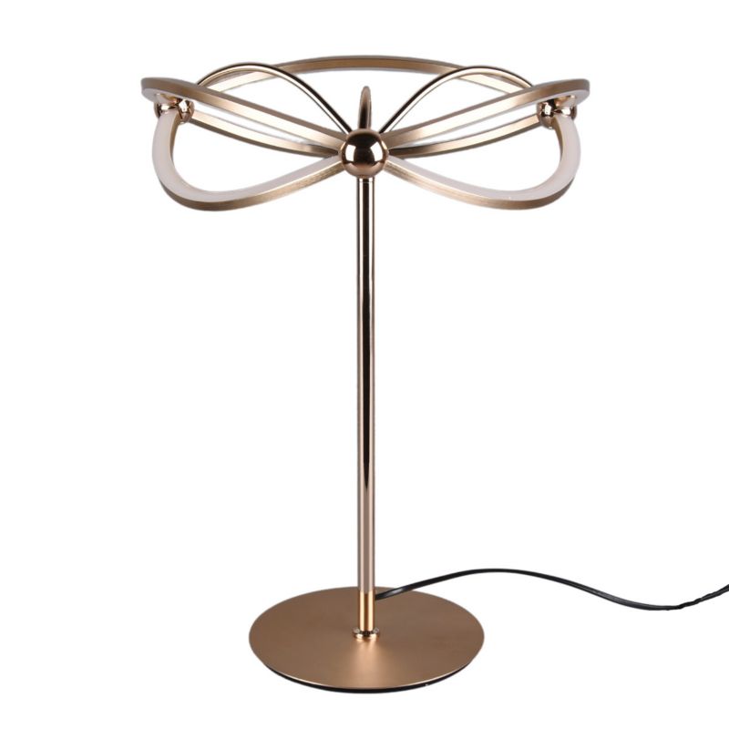 Lampka stołowa Trio Charivari złota LED 26W 3000K 2500lm IP20 wym: 50 x 41 x 41 cm metal - 1 szt.