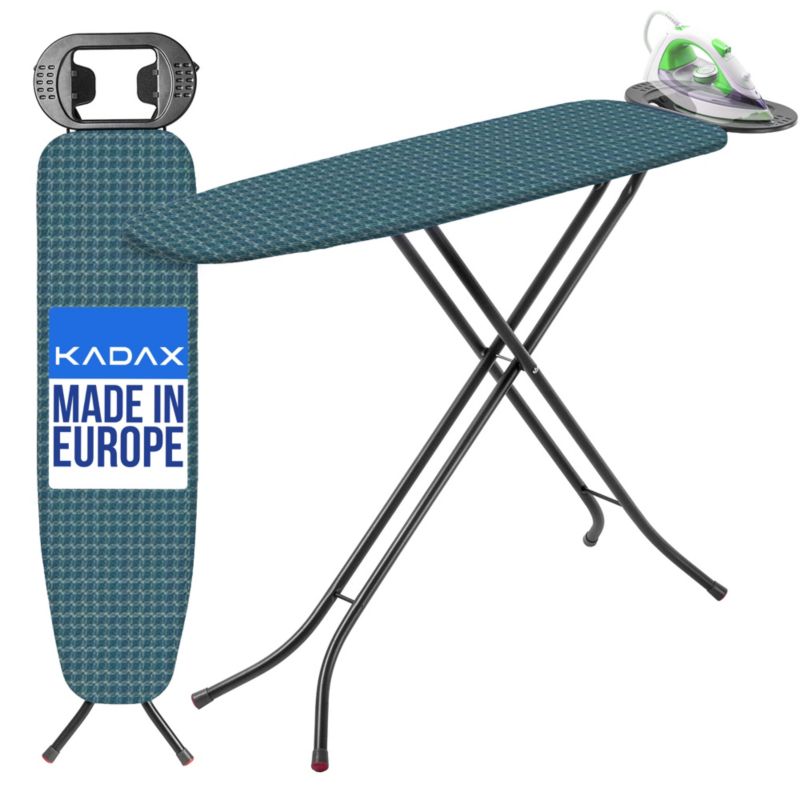 Deska Do Prasowania KADAX 110x30cm Składana Uchwyt Na Żelazko 1szt.