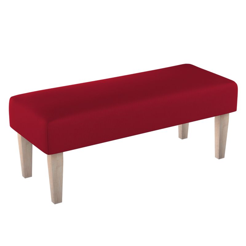 Ławka Dekoria 100 x 40 x 40 cm czerwony 1 szt.