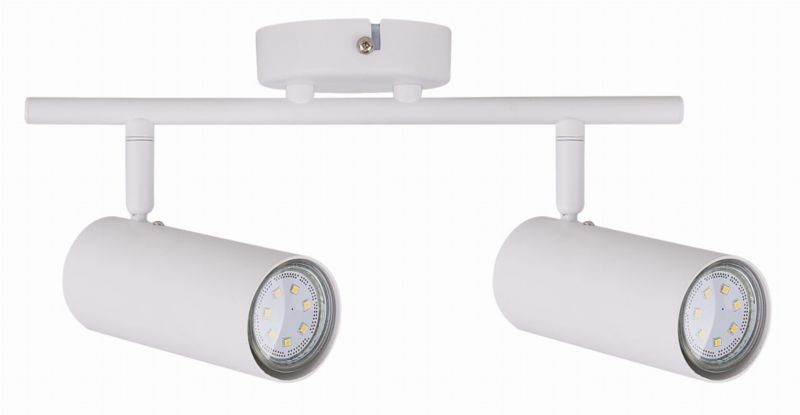 Lampa sufitowa Candellux Colly biała 2 x GU10 x 15W wym: 36 x 9 cm - 1 szt.