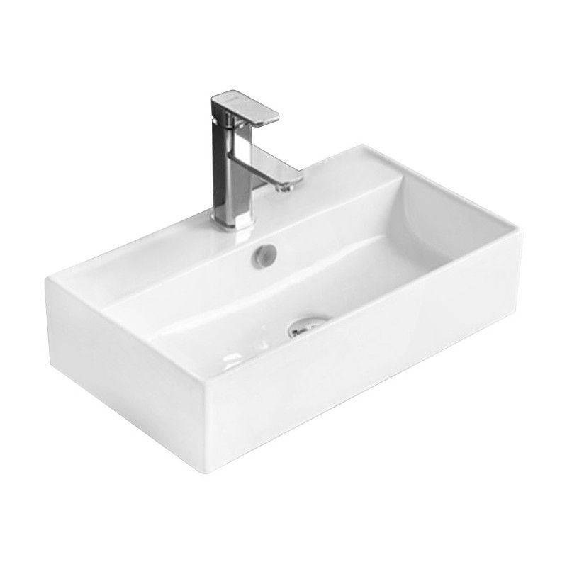 Umywalka nablatowa Mexen Alisa biała 55x32 cm 1 szt.