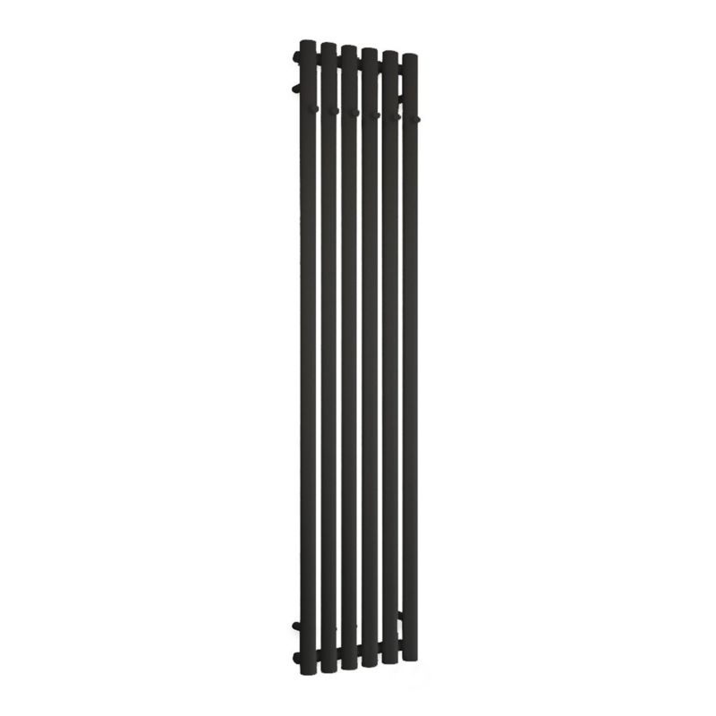 Grzejnik łazienkowy dekoracyjny Oltens Stang czarny mat 585W 150x31,5 cm dolne podłączenie 1 szt.