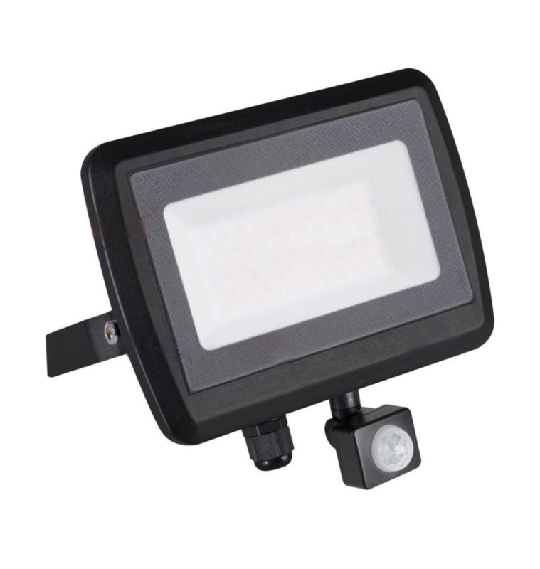 Naświetlacz LED z czujnikiem ruchu Kanlux LED 50W 4000K 4000lm IP44 wym: 20 x 19,2 x 6,3 cm - 1 szt.