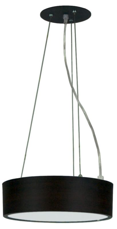 Lampa sufitowa Candellux Zigo wenge wym: 120 x 33 x 33 cm wbudowany LED 16W 1 szt.