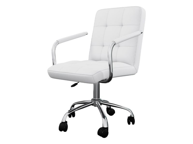 Fotel biurowy MIRJAN 24 Muz 629-1 biały 1 szt.