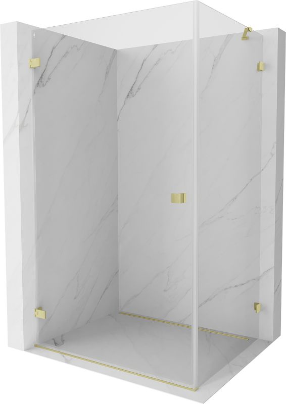 Kabina prysznicowa Mexen Lunar-B transparent złota 95x70 1 szt.