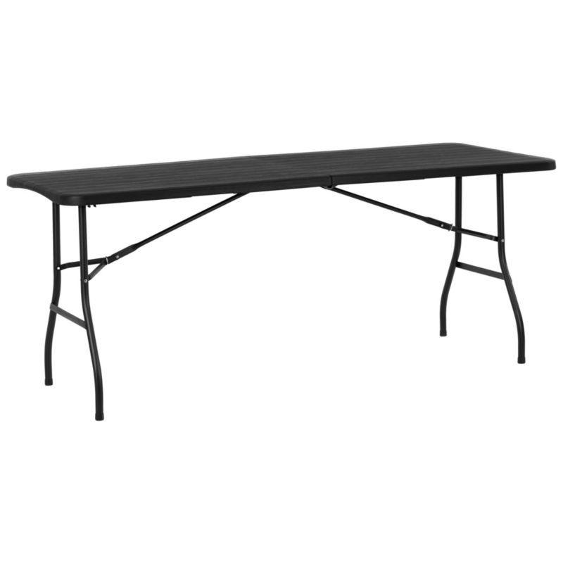 Stół składany Springos cateringowy 180 cm bankietowy stolik ogrodowy, turystyczny walizka antracytowa 1 szt.