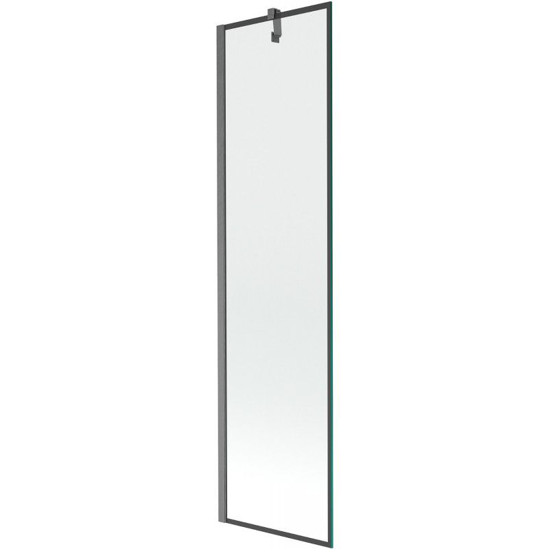 Parawan wannowy Mexen Next czarny wzór 50x150 cm 1 szt.