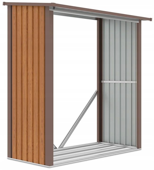 Drewutnia Ogrodowa Hardmaister Stojak na Drewno opałowe DENVER 190x182cm Metalowa 1 szt