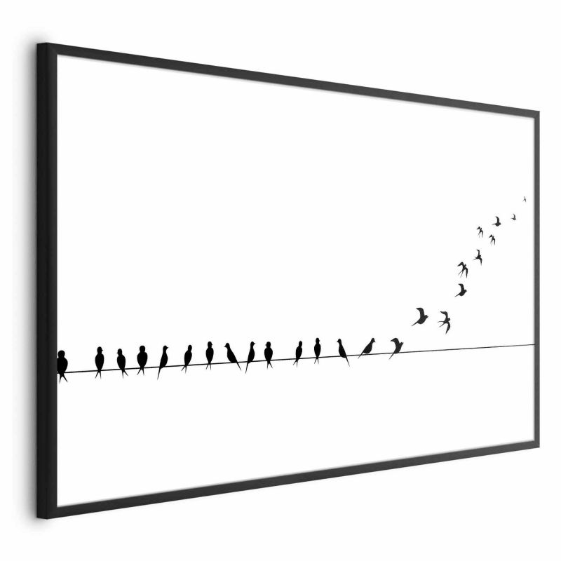 Plakat Artgeist Lećmy 90x60 cm z ramą czarną 1 szt