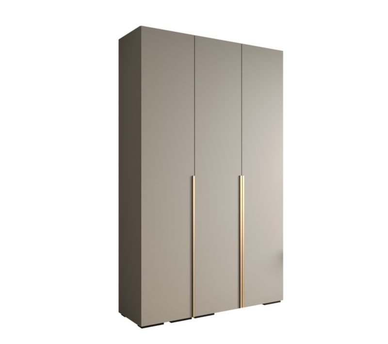Szafa uchylna ubraniowa INOVA 1 (kaszmir/złoty) 1,5