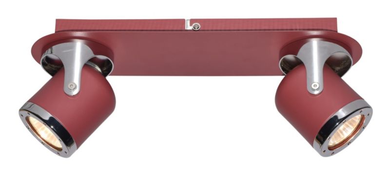 Spot Rabalux April czerwony 2 x GU10 x 5W IP20 wym: 12 x 32 x 9 cm - 1 szt.