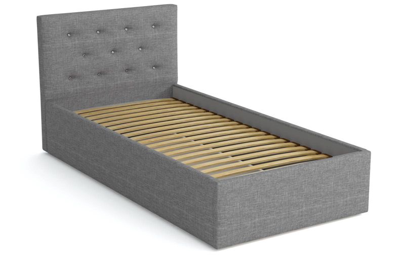 Łóżko młodzieżowe 80x200 Bonni Star Szare 1 szt.