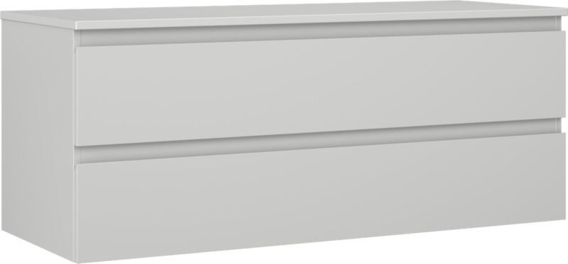 Szafka łazienkowa podumywalkowa Mexen Orio szara mat 120 cm 2 szuflady 1 szt.