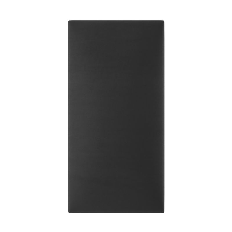 Panel ścienny tapicerowany Stegu Mollis prostokąt 60 x 30 cm Czarny - 1szt.