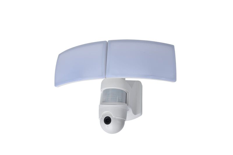Naświetlacz LED z czujnikiem ruchu Lutec biały LED 36W 2600K-6000K 3400lm IP44 wym: 20,2 x 30,9 x 22,7 cm - 1 szt.