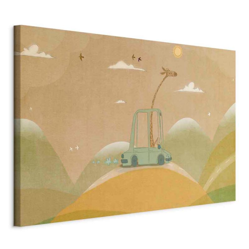 Obraz Artgeist Podróż żyrafy 30 x 20 cm płótno włoskie 1 szt