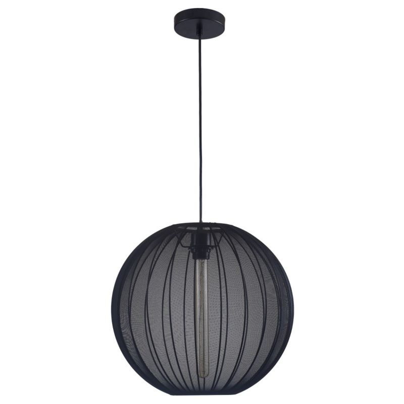 Lampa wisząca Polux Sensai czarna wym: 120 x 40 x 40 cm 1xE27 x 1 szt.