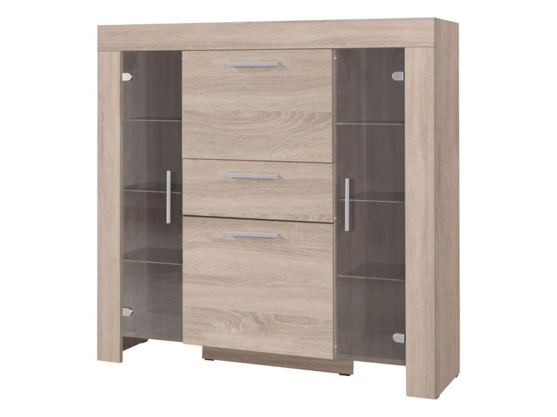 Komoda z barkiem MIRJAN 24 Cezar 7 dąb sonoma 1 szt.