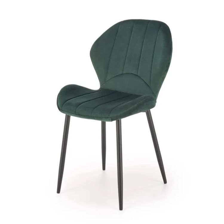 Krzesło Halmar tapicerowane K538 VELVET zielone 1 szt