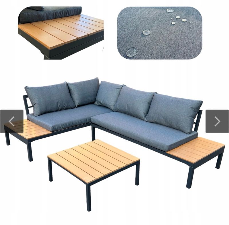 Gotowy zestaw mebli ogrodowych MTG Manilva z narożnikiem 5 osobowy 1 kpl.