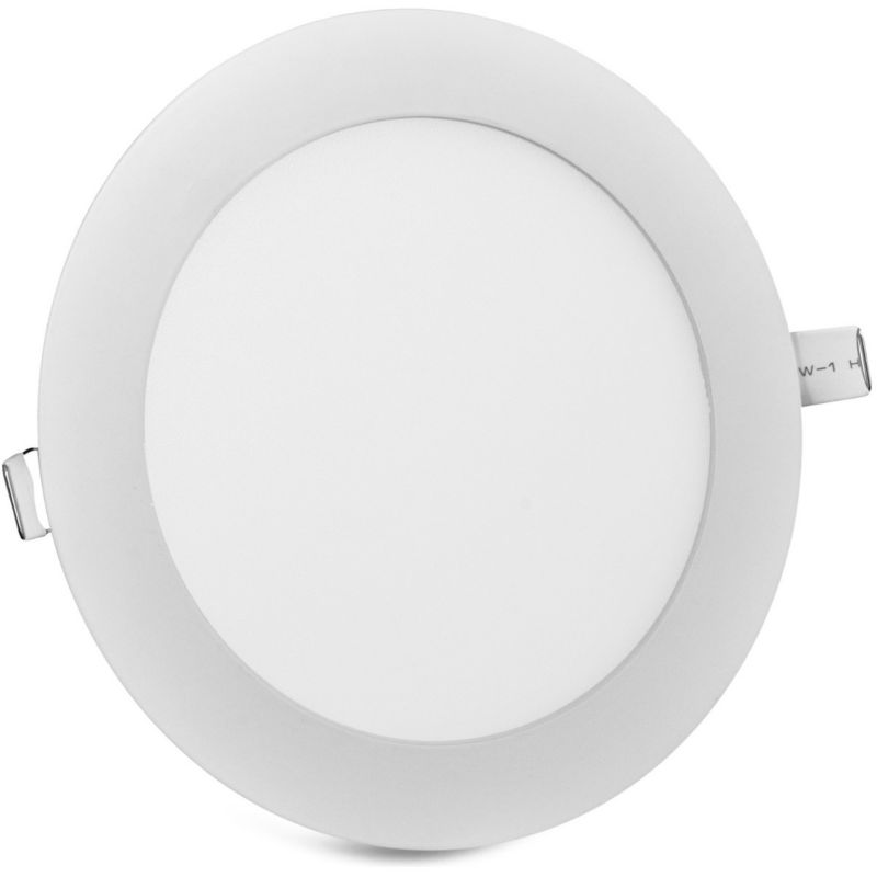 Oprawa sufitowa wpuszczana Polux Mars biała LED 12W 3000K 700lm IP20 wym: 3,5 x 17,4 x 17,4 cm okrągła - 1 szt.