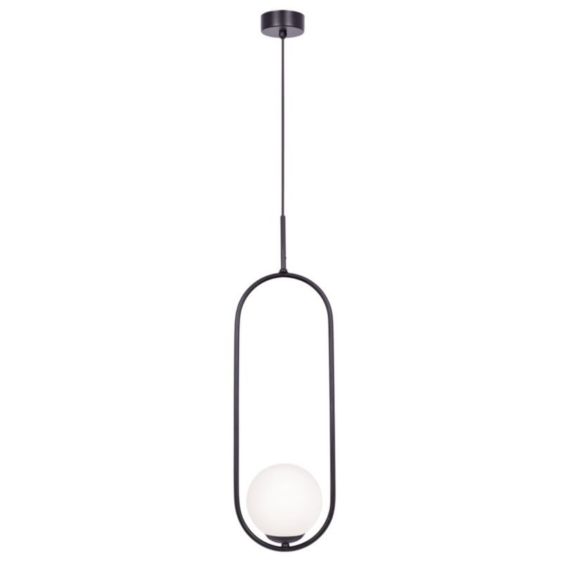 Lampa sufitowa wisząca Kaja Parva 0508 czarno-biała nowoczesna 1xE14 x 40W 1 szt.