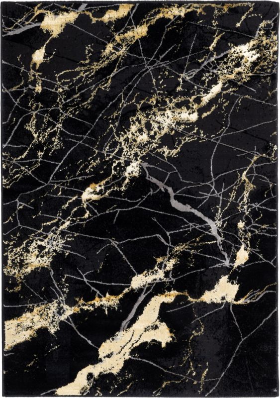 Dywan Multidecor Creation 200 x 290 cm marmur czarno-złoty 1 szt.