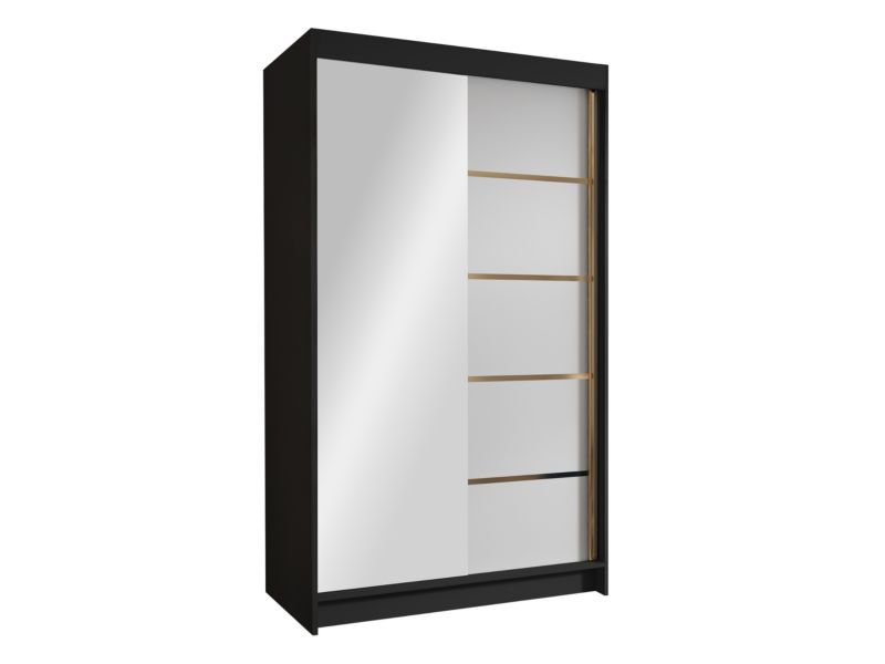 Szafa MIRJAN 24 z lustrem Vigo III 100 czarny 1 szt.