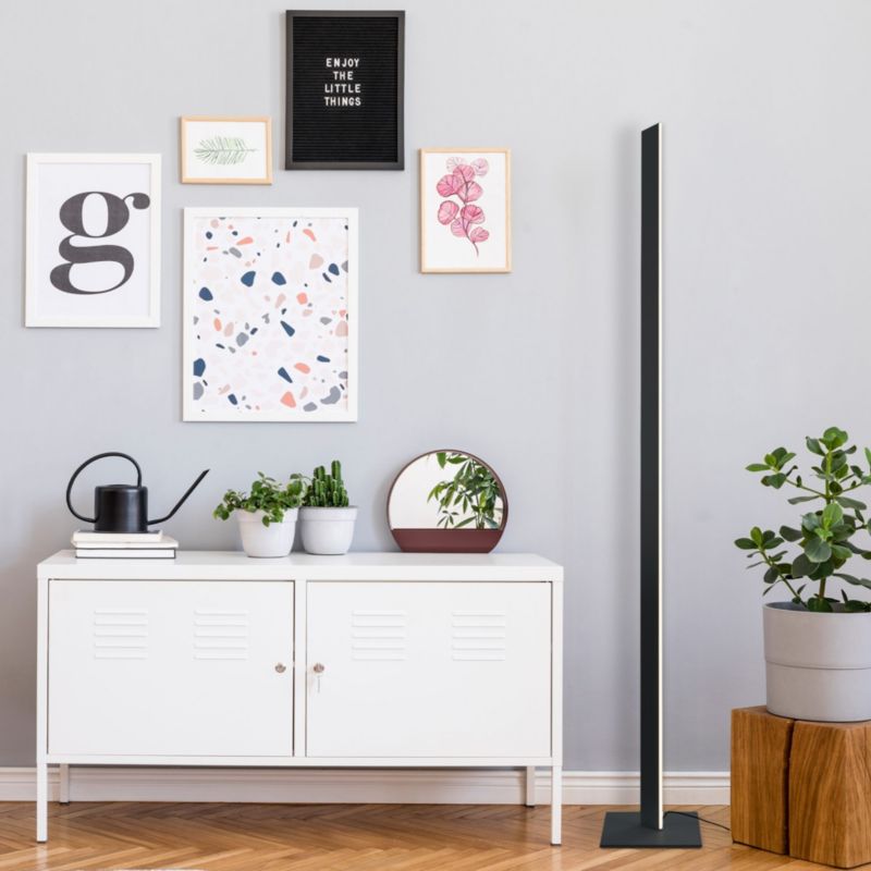 Lampa podłogowa Sanico Goldlux LED Bernadetta 28W czarna 4000K IP20 - 1 szt.