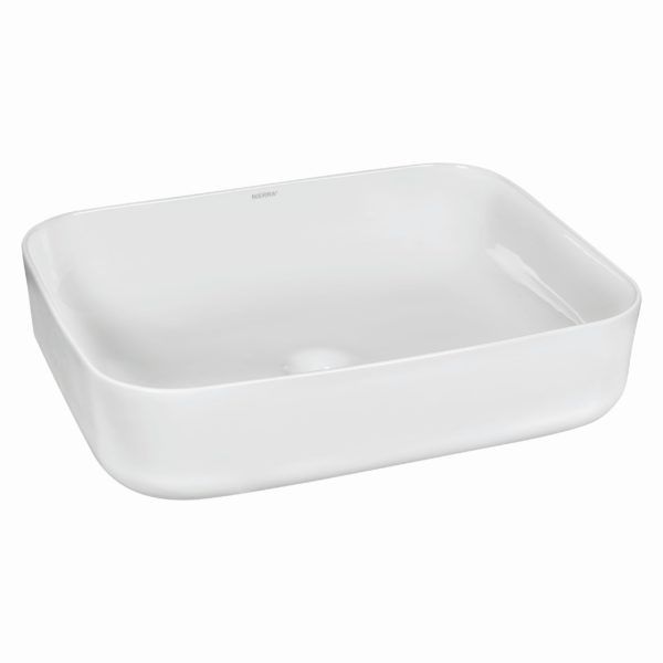 Umywalka nablatowa Kerra KR-384 biała 1 szt.