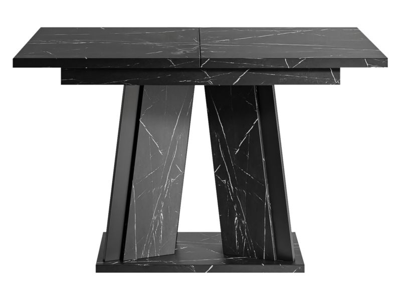 Stół rozkładany MIRJAN 24 Doha marmur black royal/czarny 1 szt.