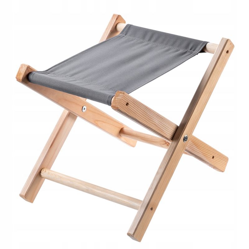 Taboret Składany KADAX Drewniany Stołek 40x31cm 1szt.