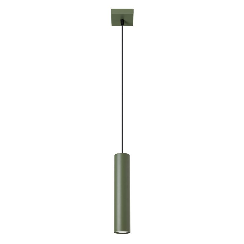 Lampa wisząca Sollux Lighting Lagos 4726 zielony oliwkowy nowoczesna 1xGU10 x 1 szt.