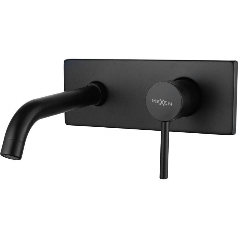 Bateria umywalkowa podtynkowa Mexen Alma czarna 1 szt.