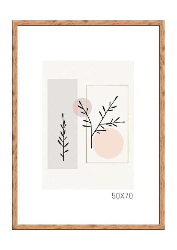 Ramka na zdjęcie MDF BASIC 60x80 cm naturalny 1 szt.