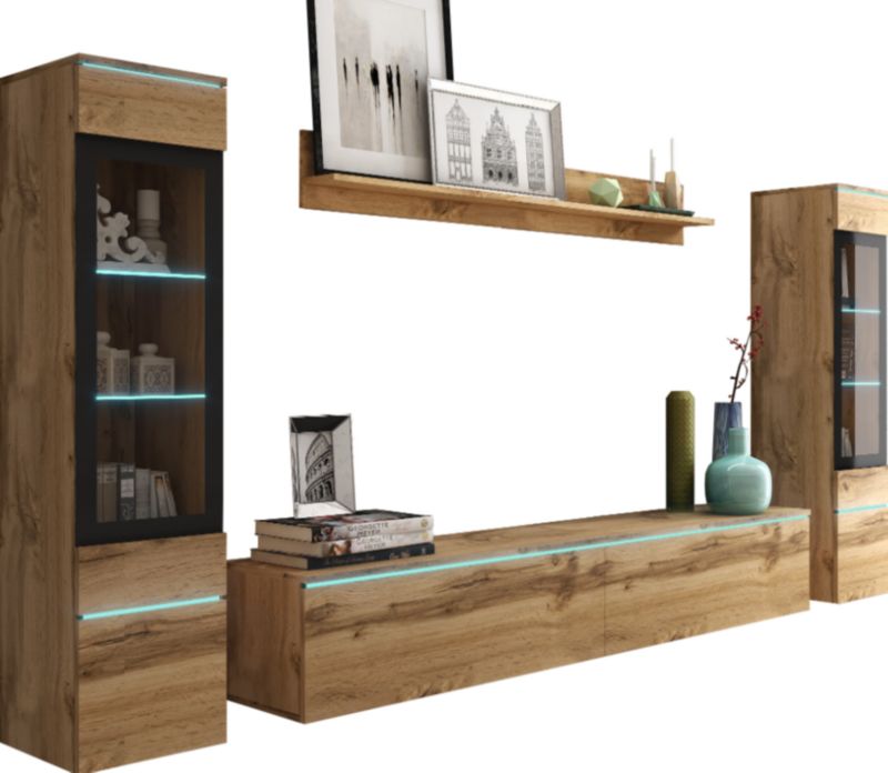 Meblościanka MINIO go for it VEVE 2 dąb wotan , 1 szt.